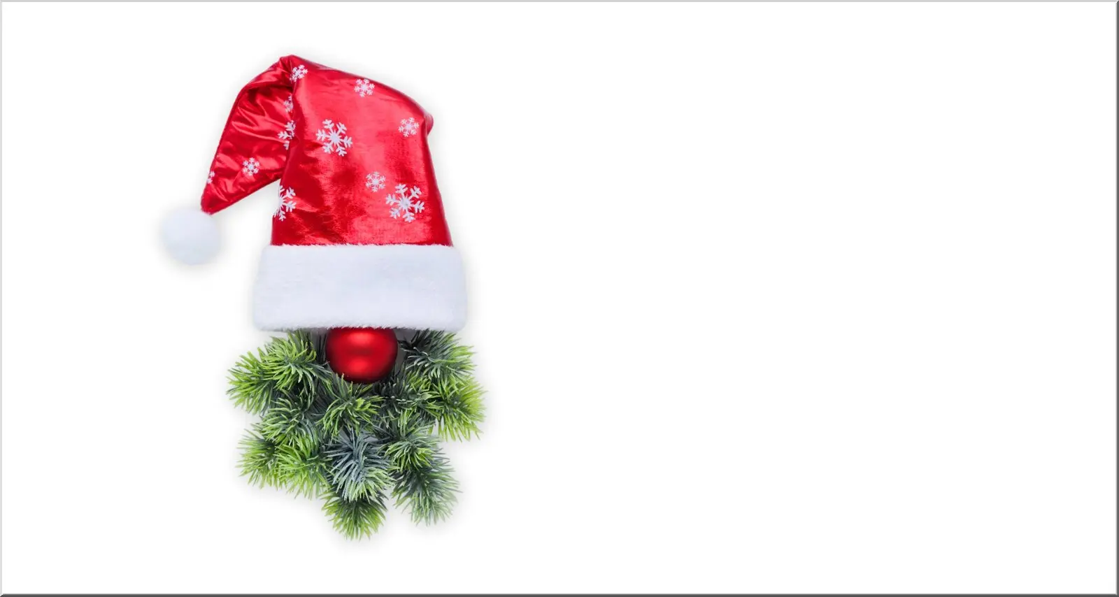 Große Weihnachtspostkarte Weihnachtsgesicht rot grün Große Weihnachtspostkarte Weihnachtsgesicht rot