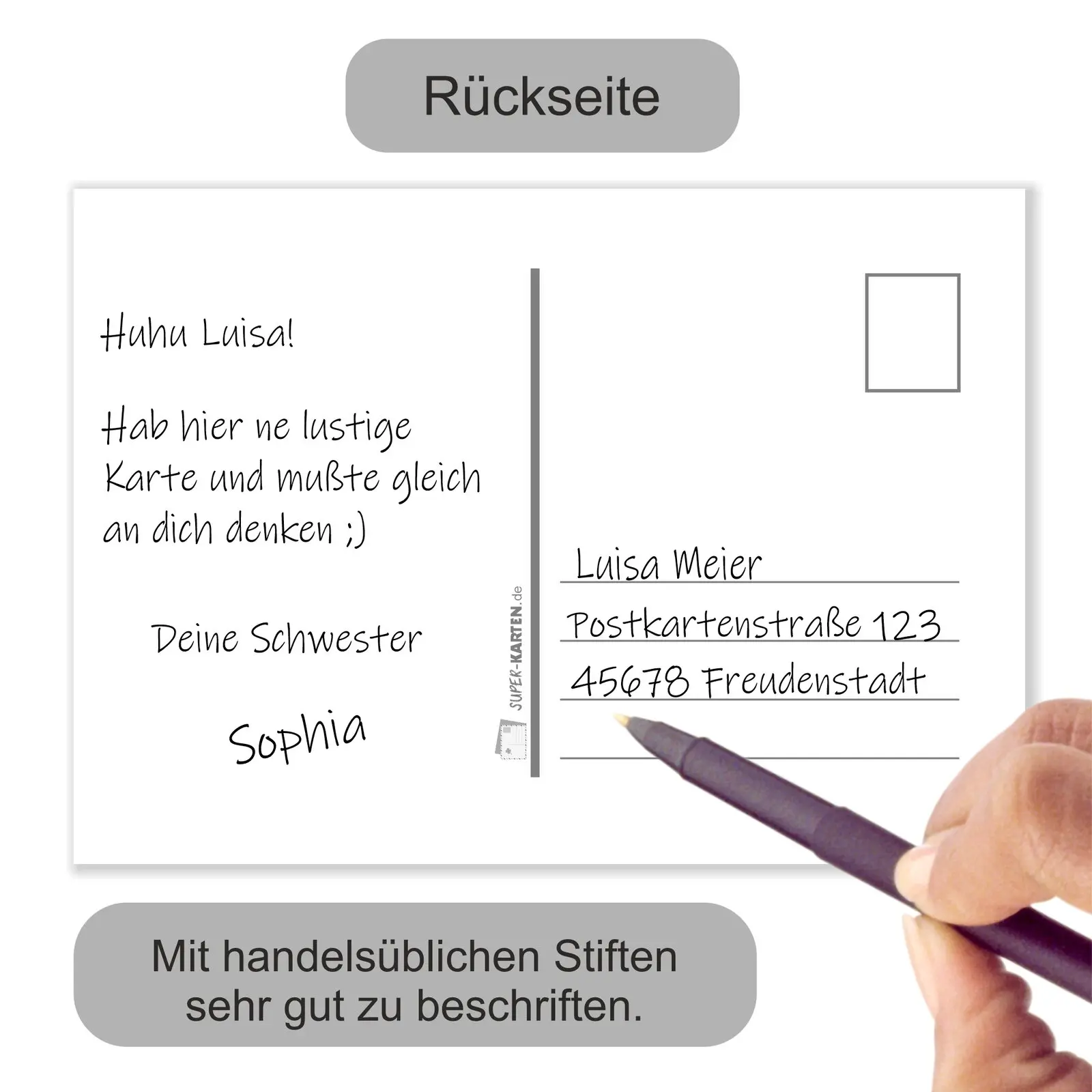 Konfirmations Postkarten gratulieren 12 Set Regenbogen