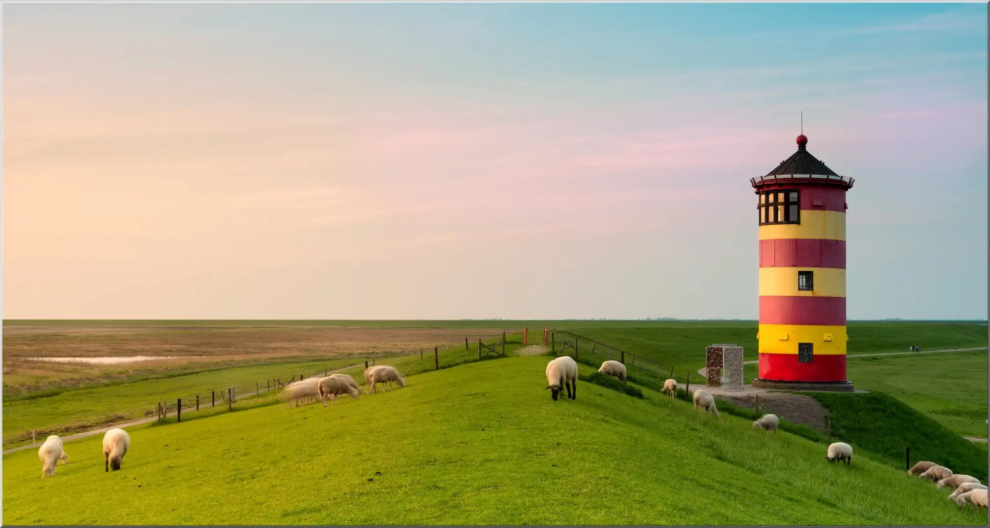 Postkarte Maxi Extra Groß Leuchtturm